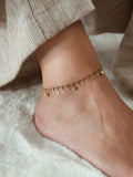 Pulseira de pé | pendentes zirconias