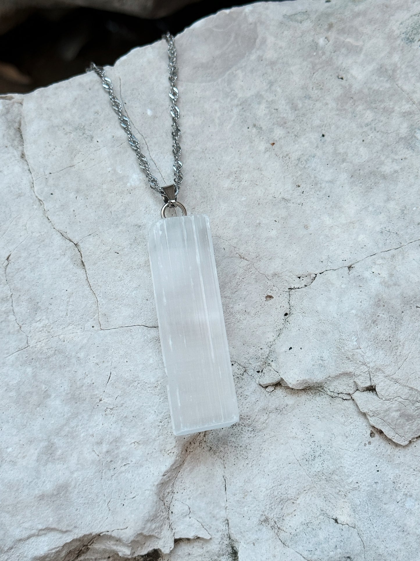 Colar Selenite