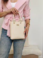 Mala Enrico Coveri | cor creme