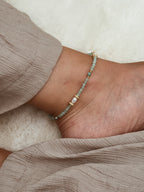 Pulseira de pé | agua marinha