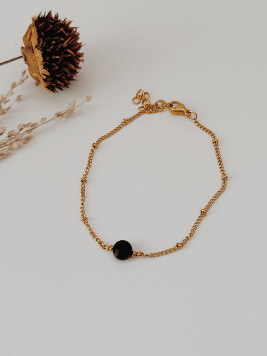 Pulseira Aurora Turmalina Negra