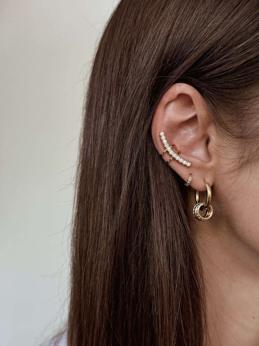 Earcuff zirconias | ajustável