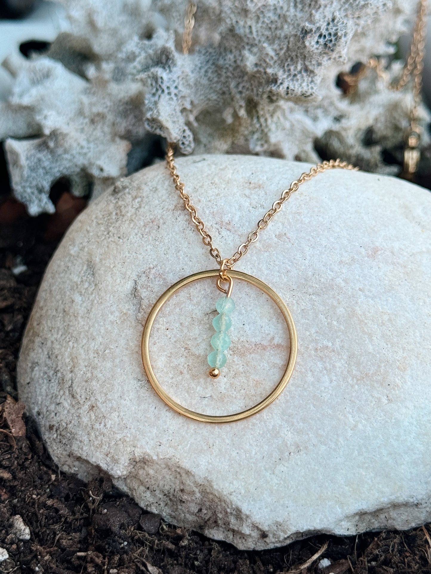 Colar terra Amazonite