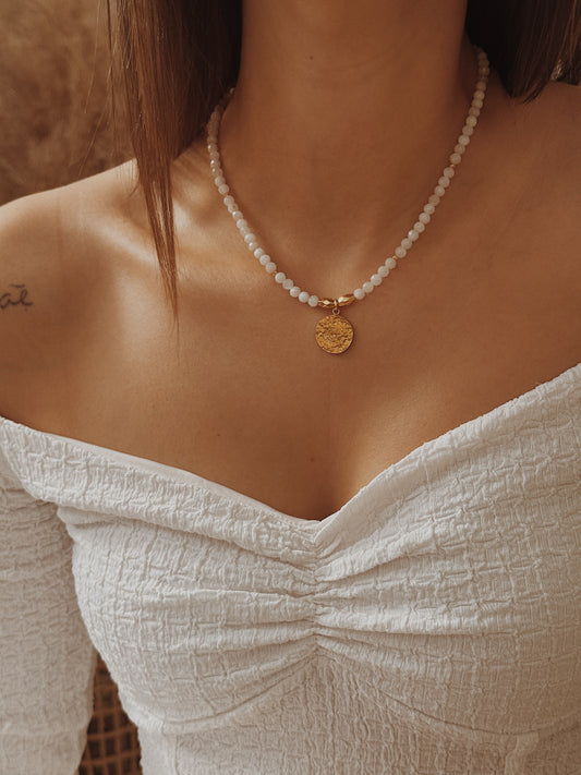 Colar Parvati Pedra da Lua