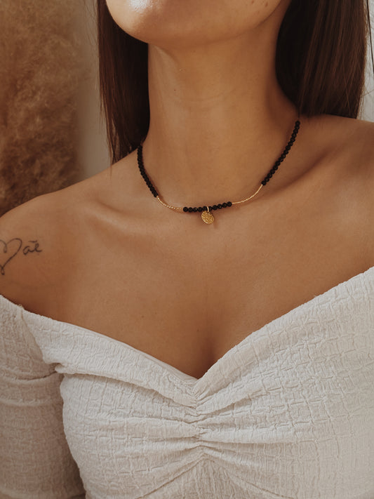 Colar Indra Turmalina Negra