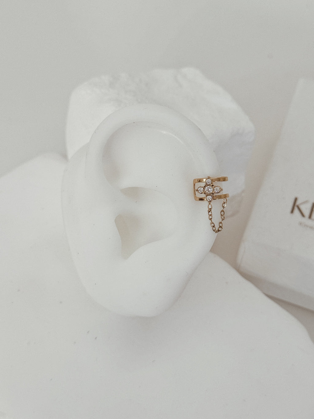 Earcuff corrente | flor