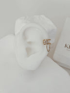 Earcuff corrente | flor