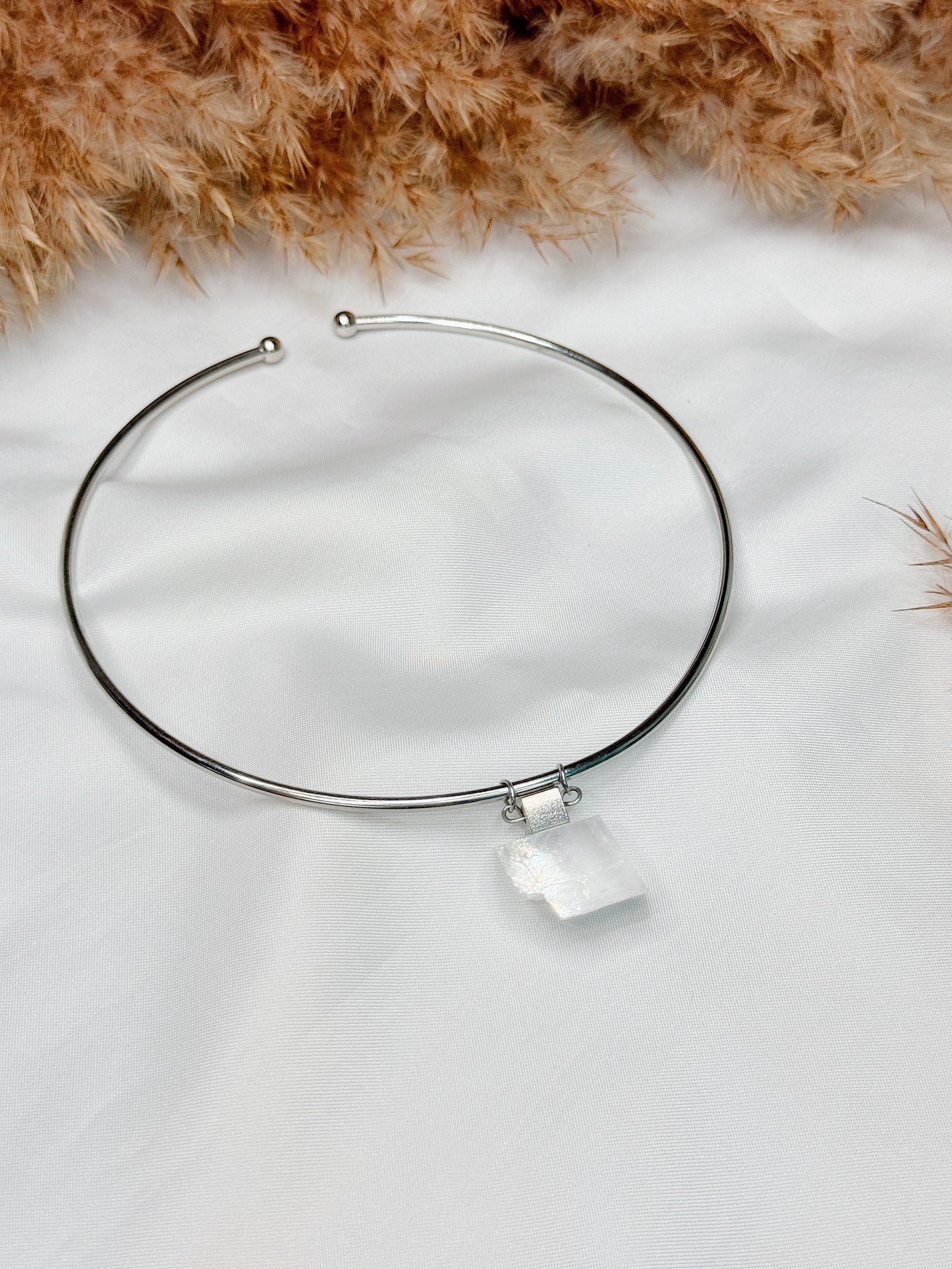 Choker Kefi Calcite Ótica prateado