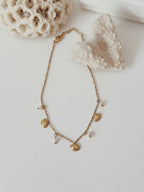 Pulseira de pé | mini conchas