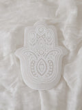 Base Selenite | Mão Hamsá