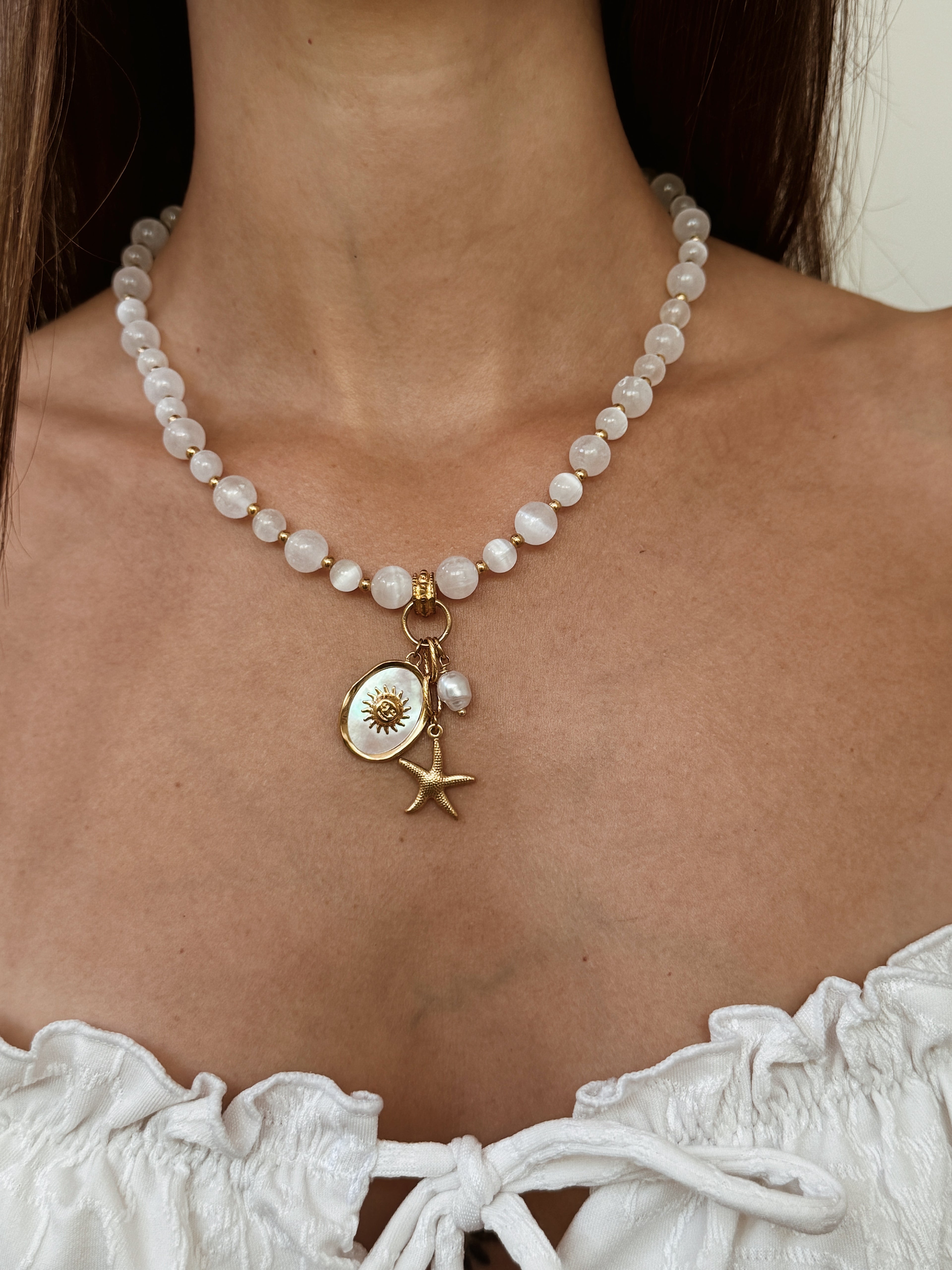 Colar Summer Bubble | selenite