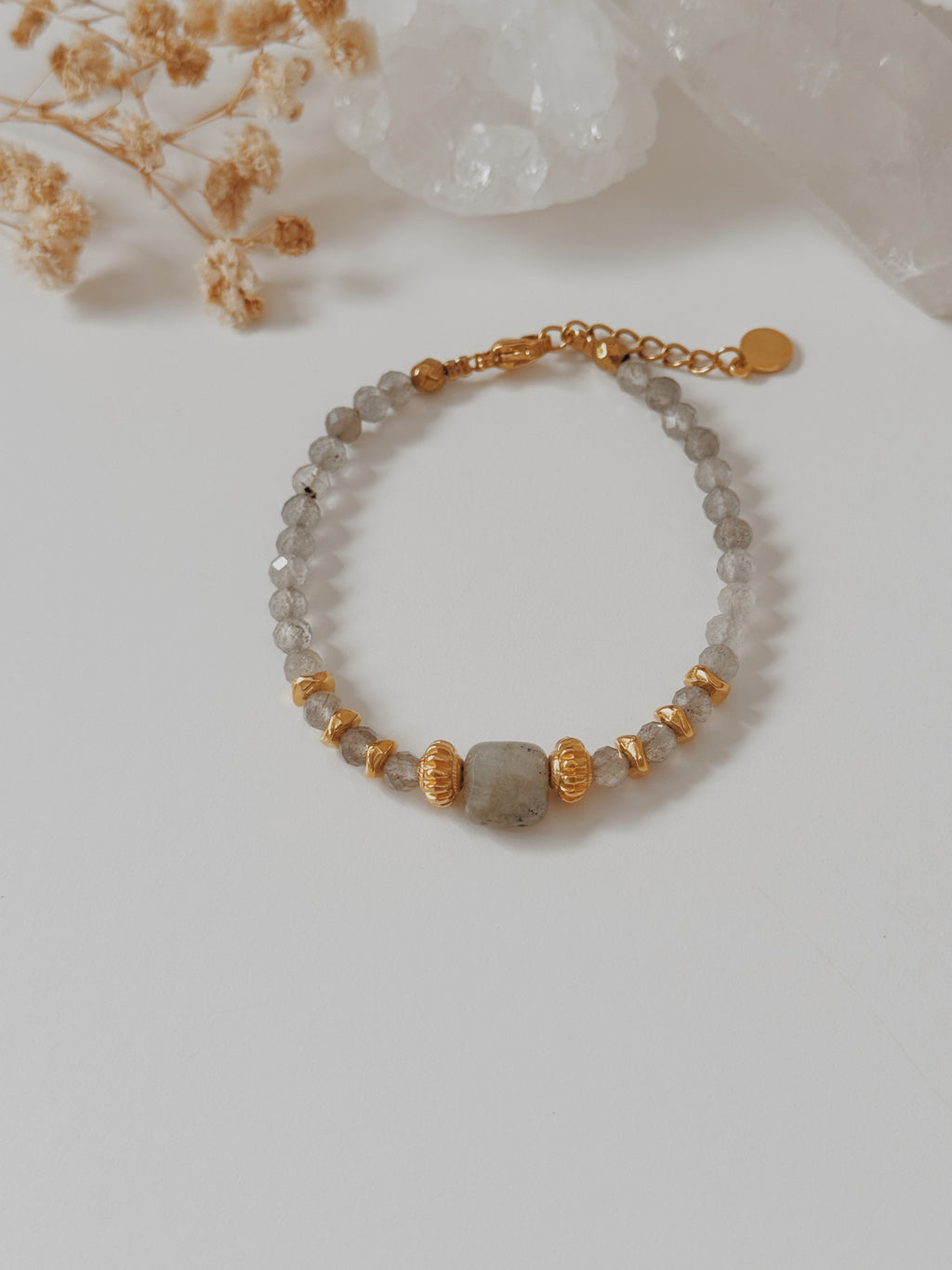 Pulseira chips Labradorite