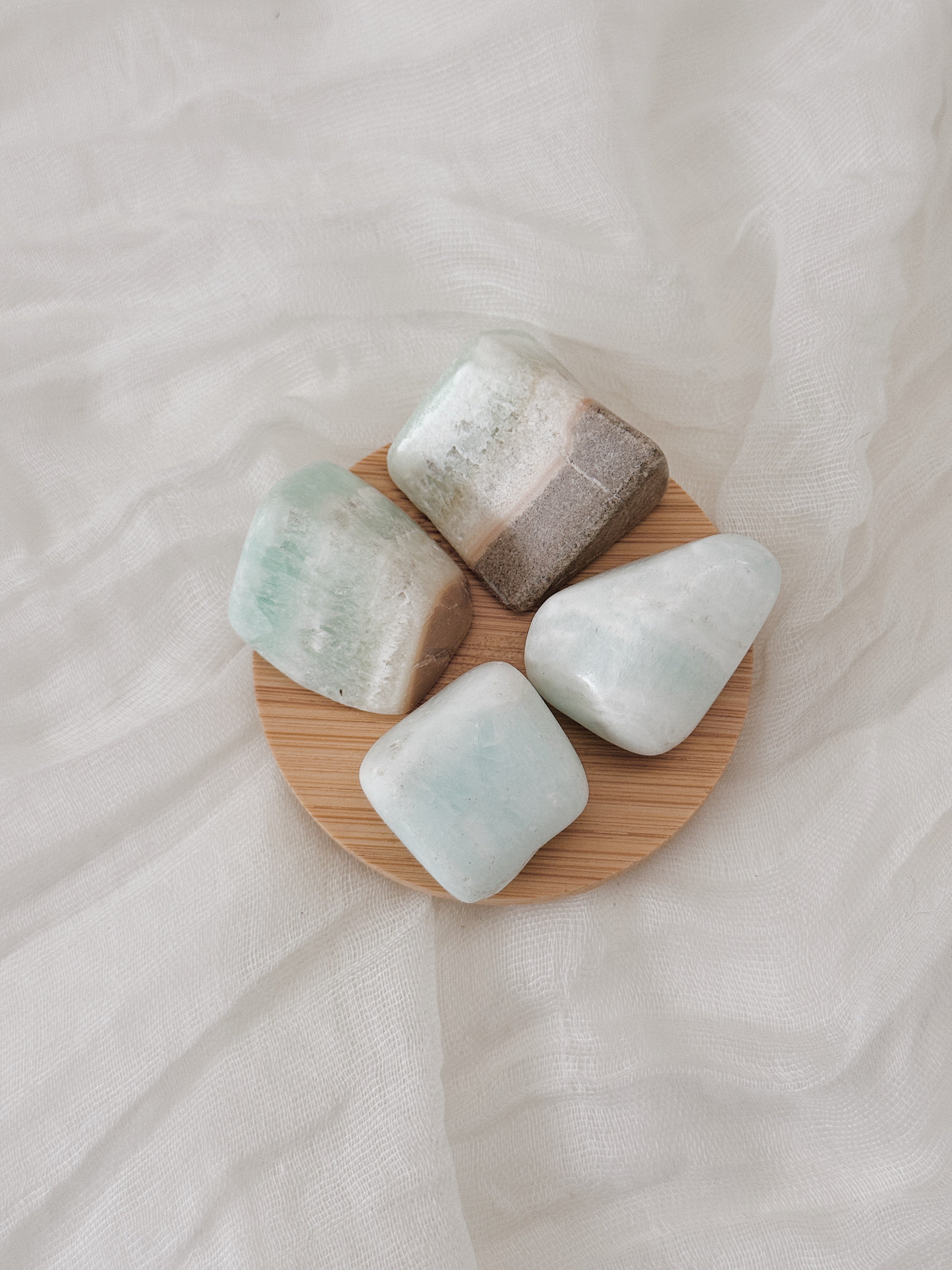 Aragonite Azul rolada