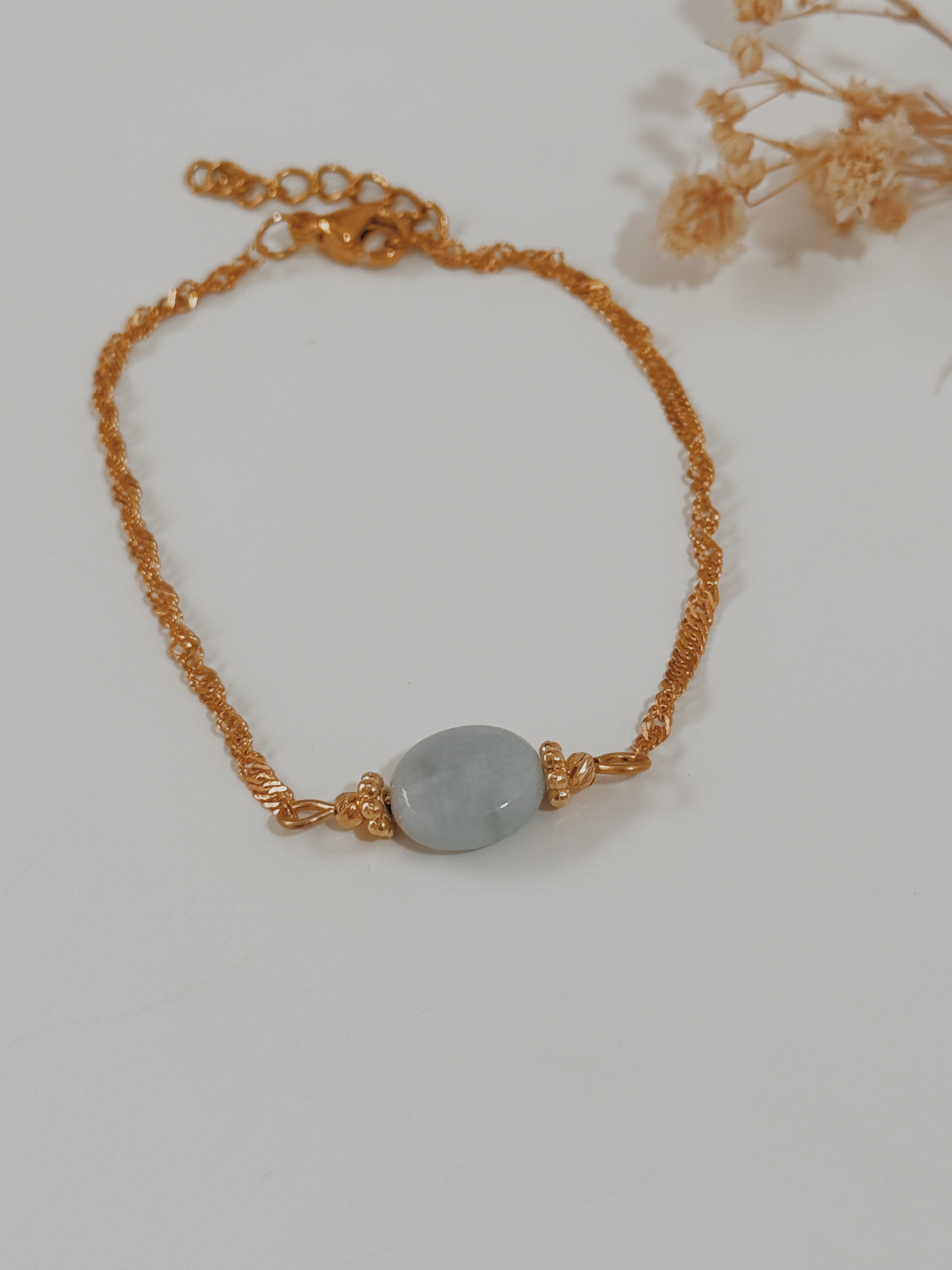 Pulseira Abby Agua Marinha