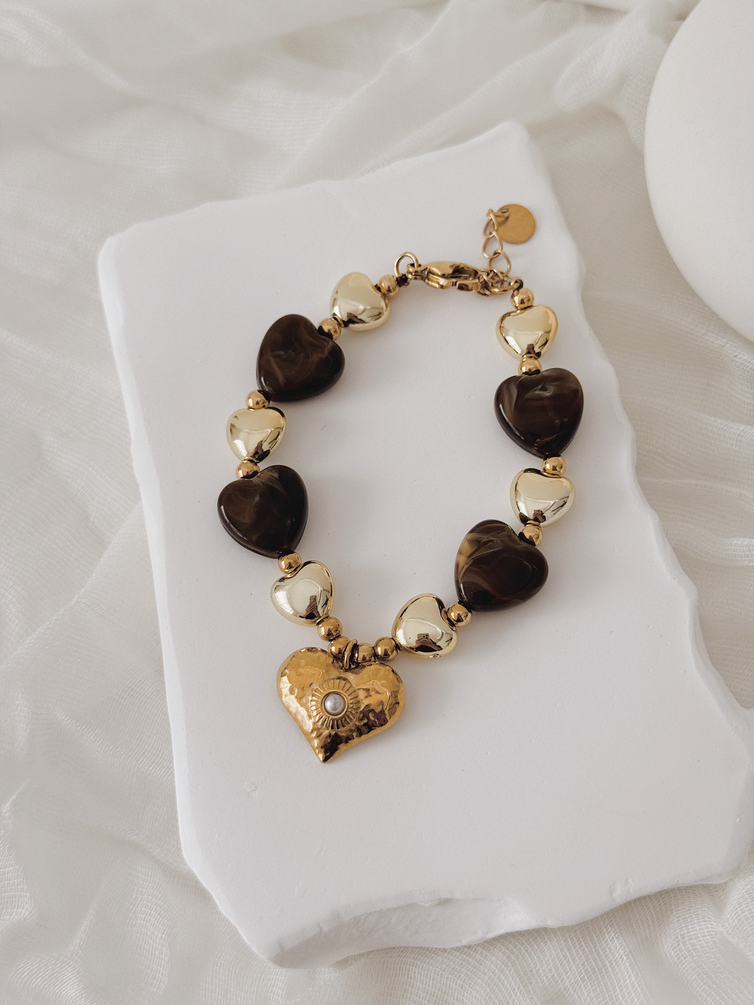 Pulseira Heart Brown