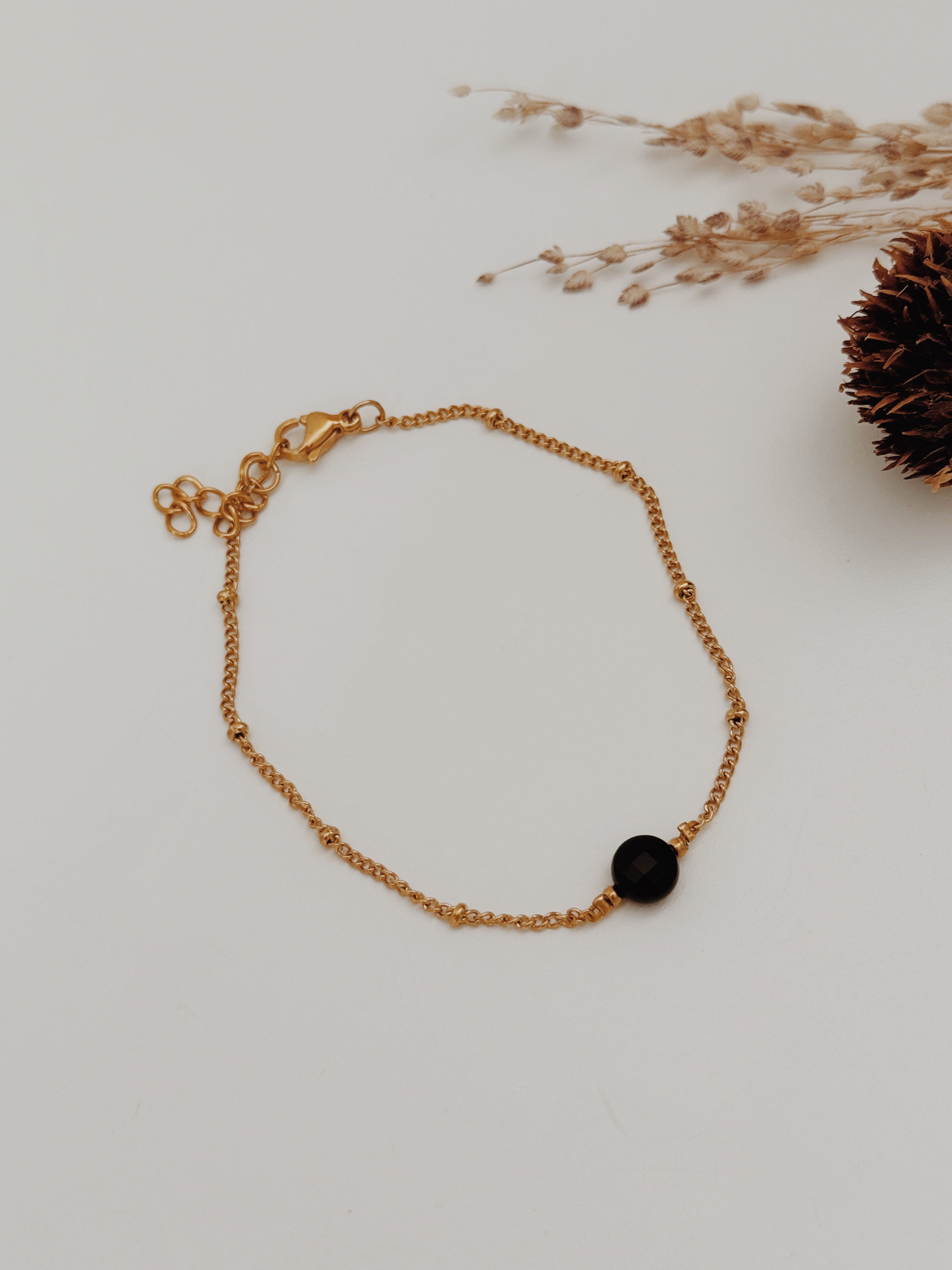 Pulseira Aurora Turmalina Negra