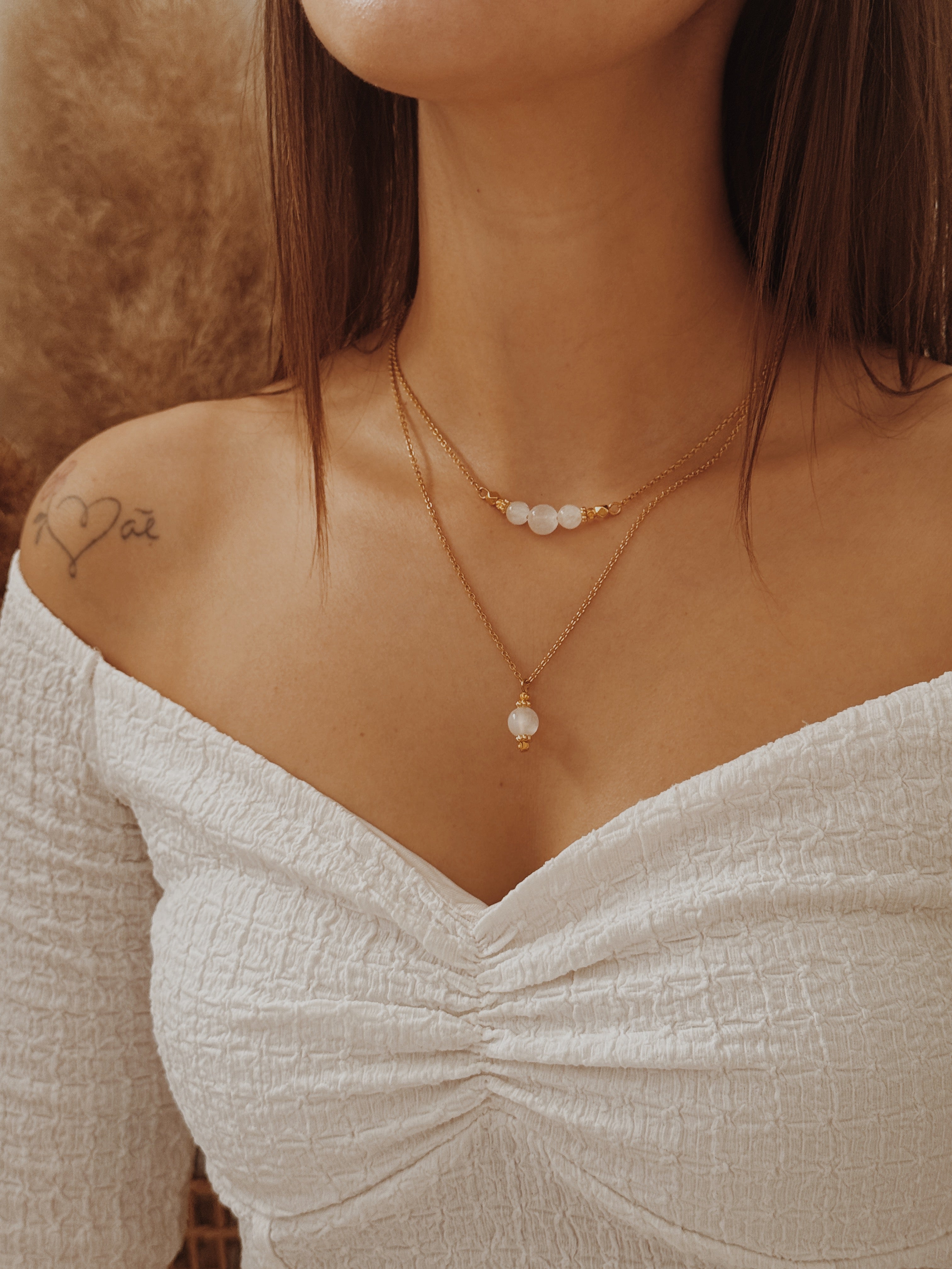 Colar Santi Selenite