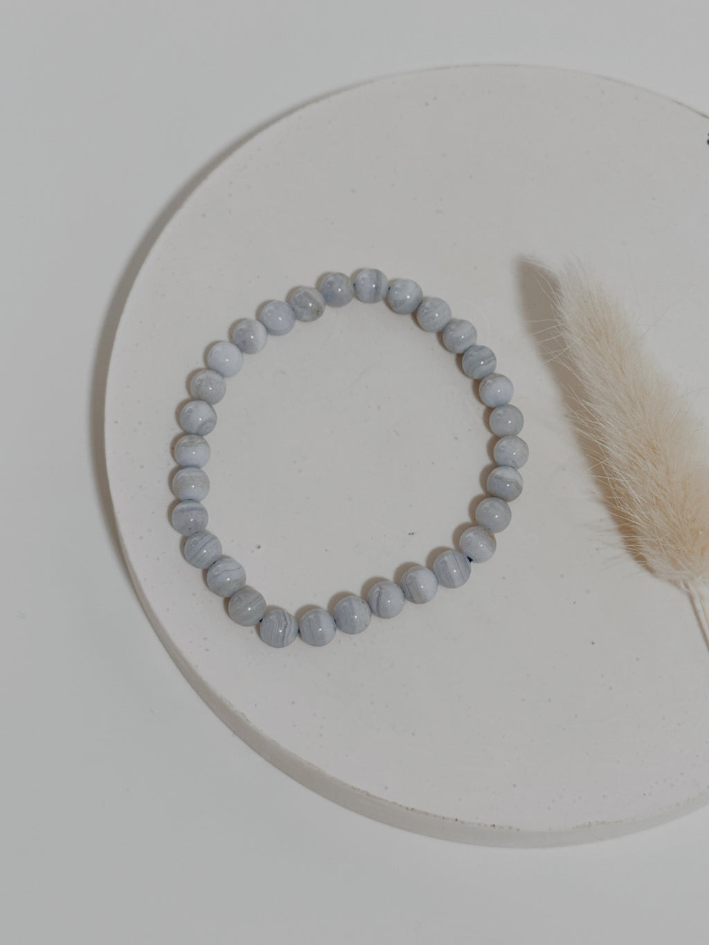 Pulseira Ágata Azul rendada