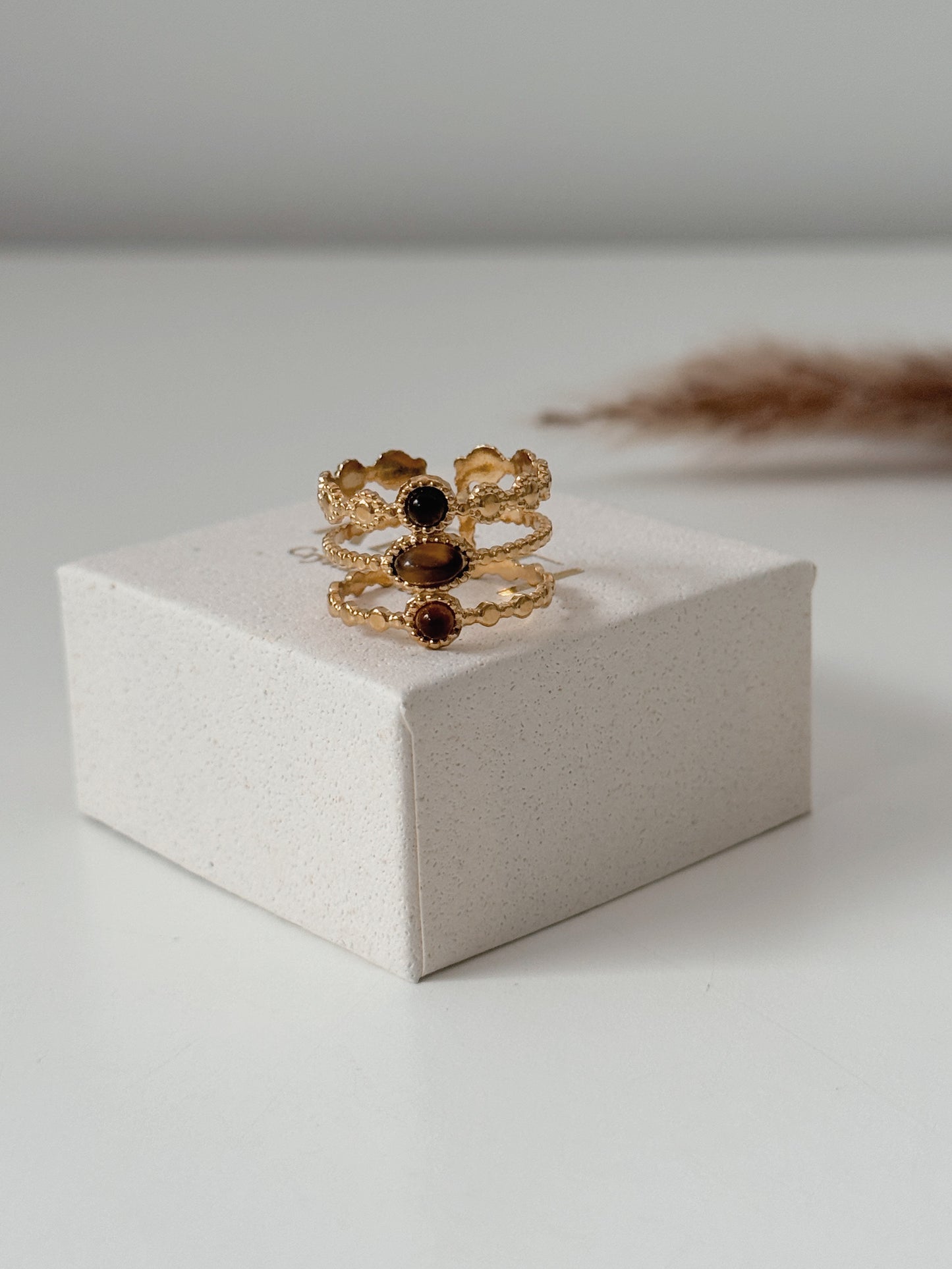 Anel Kaya Olho de Tigre