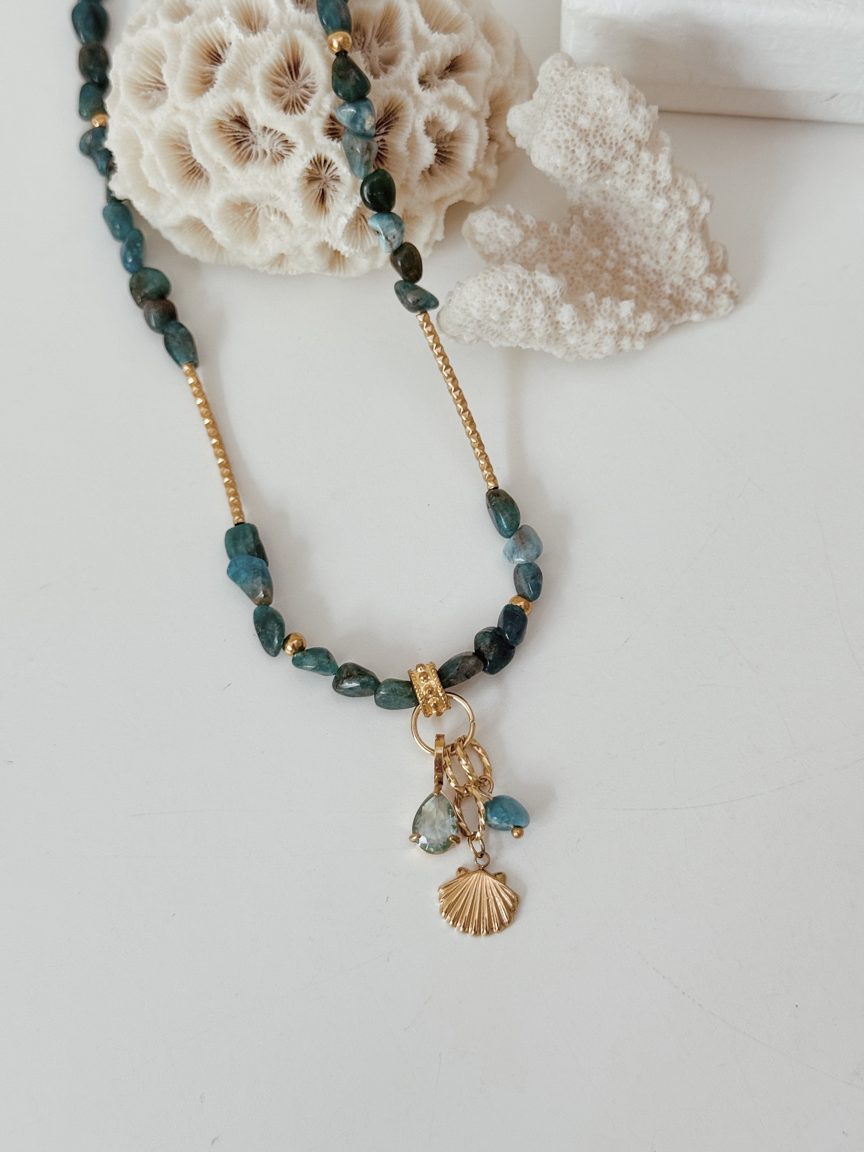 Colar Summer Vibes | Apatite azul