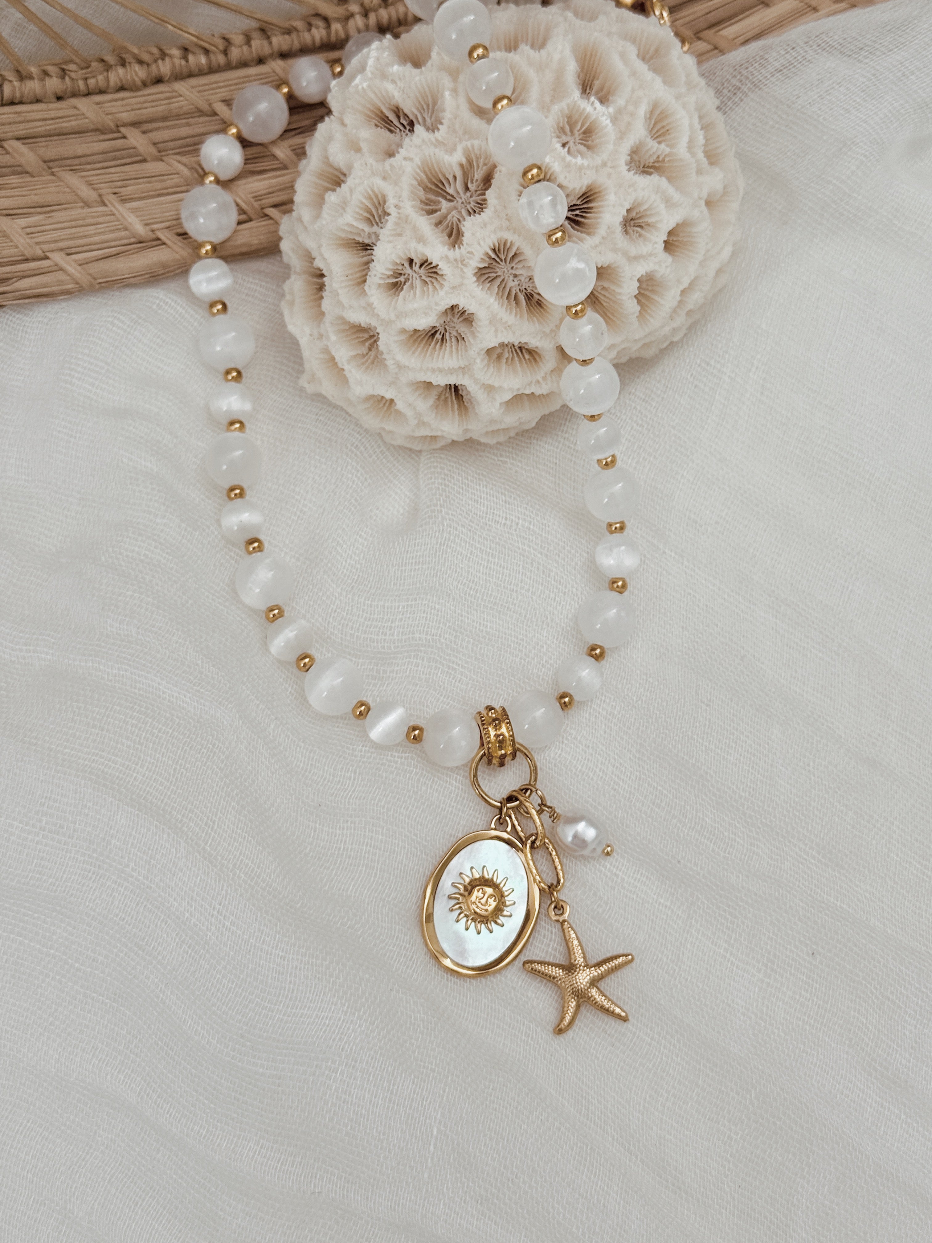 Colar Summer Bubble | selenite