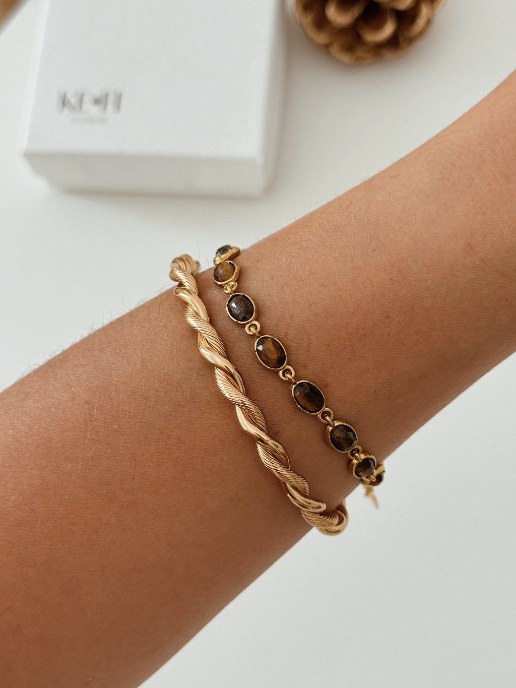 Pulseira Entrançada | rígida