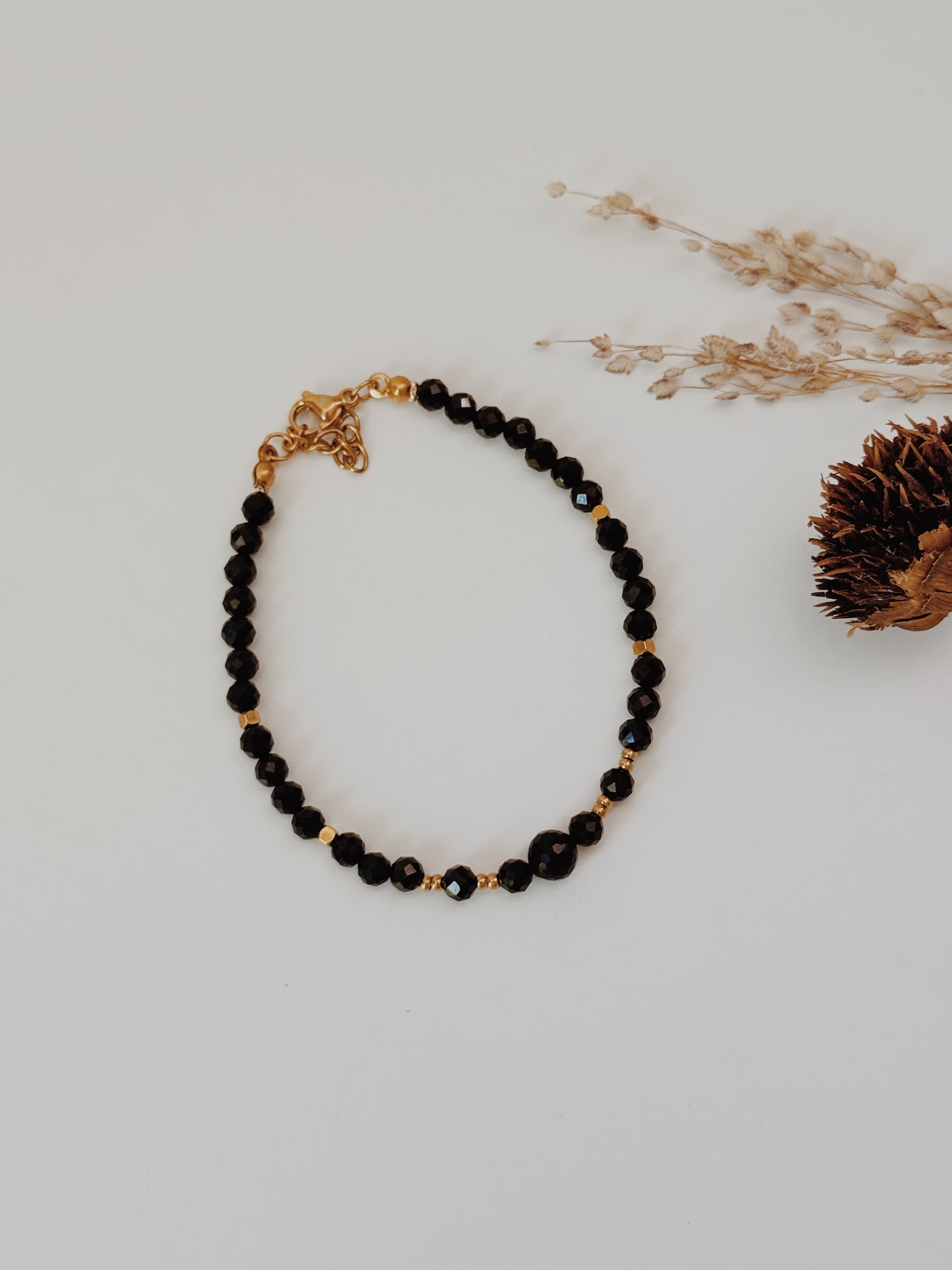 Pulseira Nahara Turmalina Negra