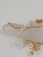 Pulseira Abby Quartzo Cristal