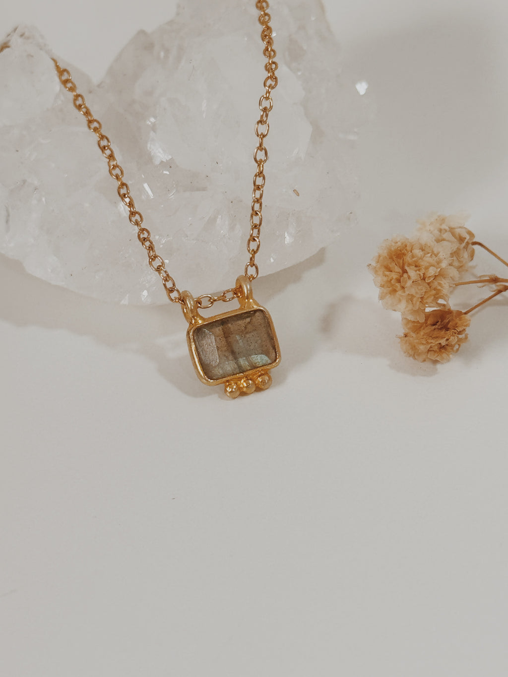 Colar Ana Labradorite