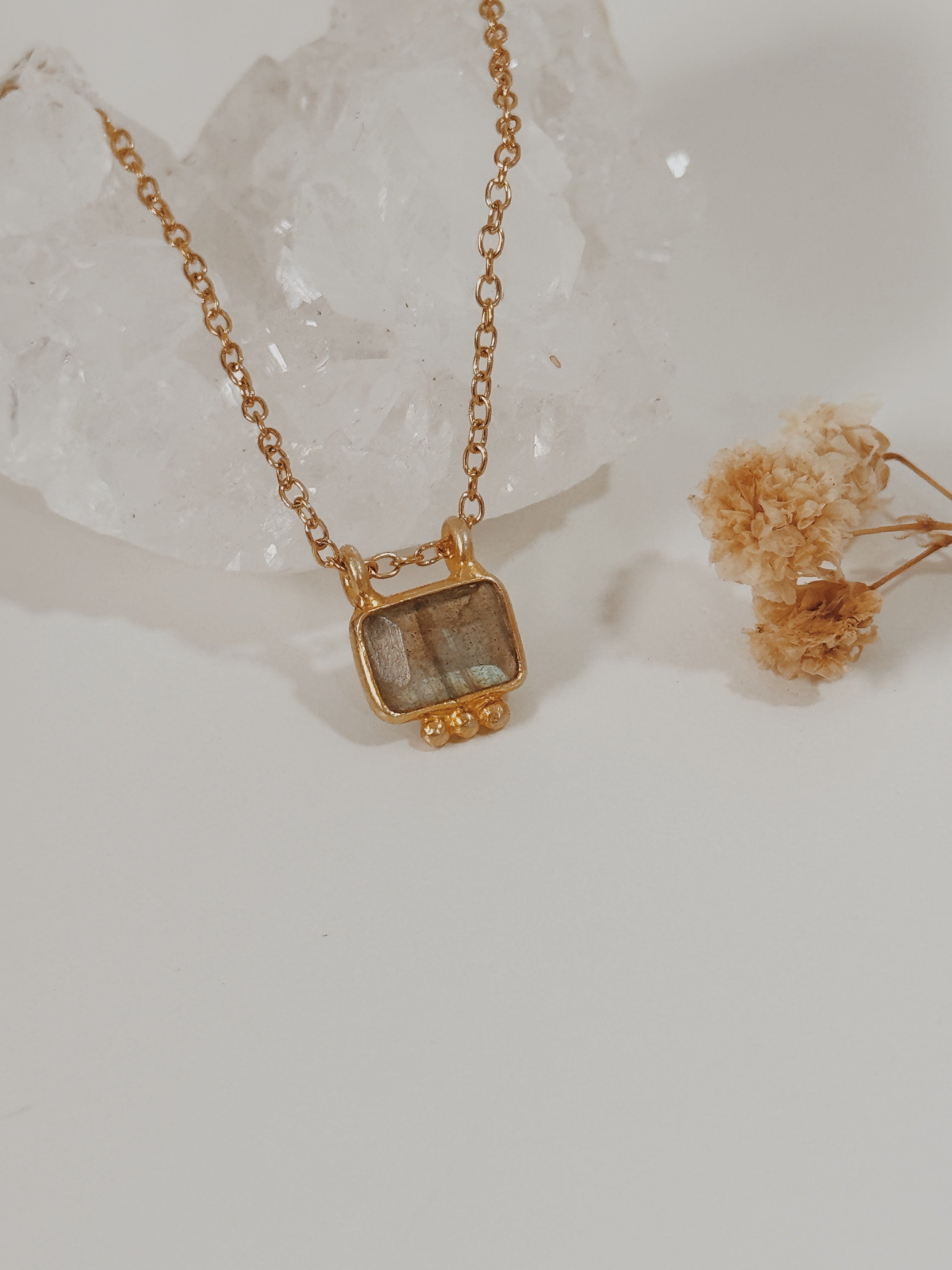 Colar Ana Labradorite