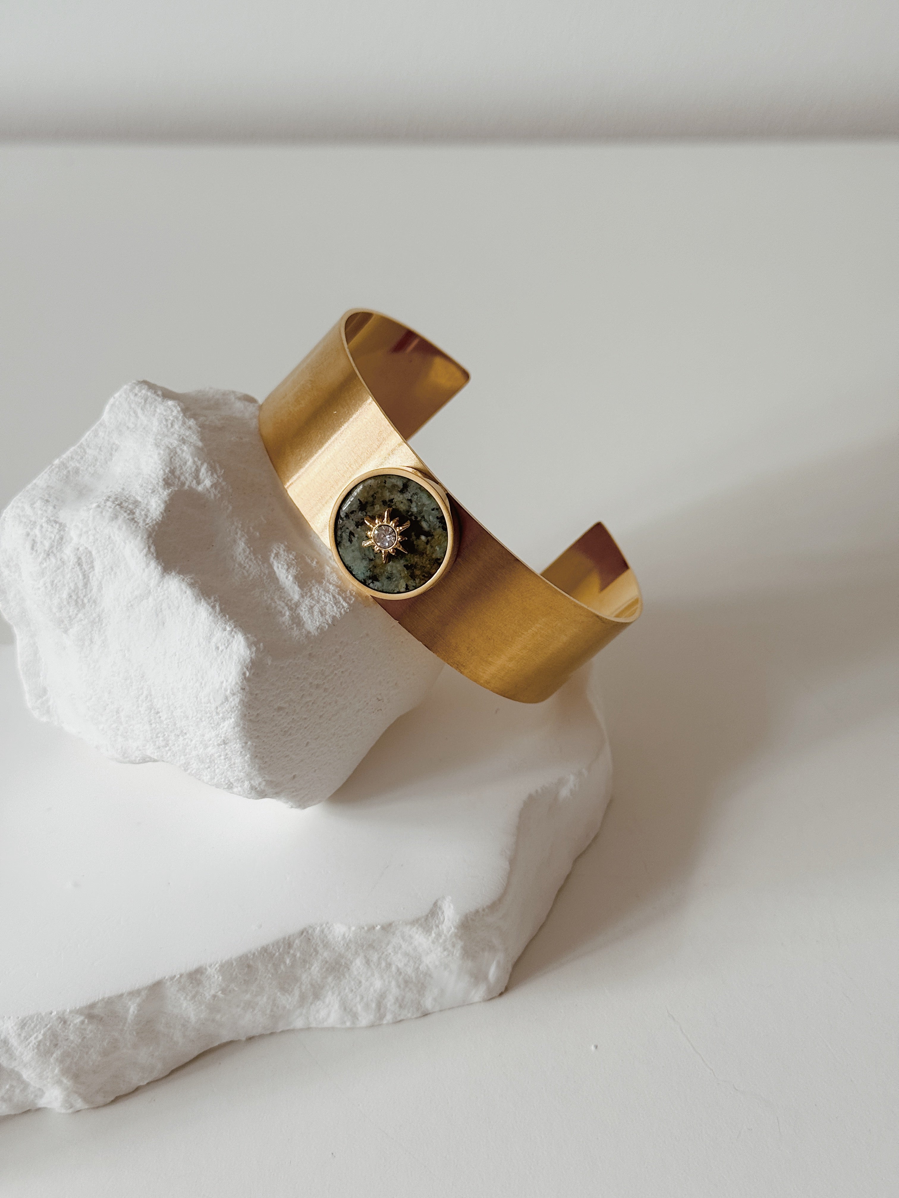 Pulseira rígida | crisocola
