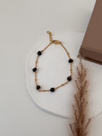 Pulseira Âncora Negra ( obsidiana )