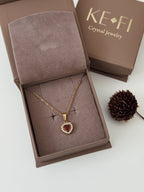 Colar Love red