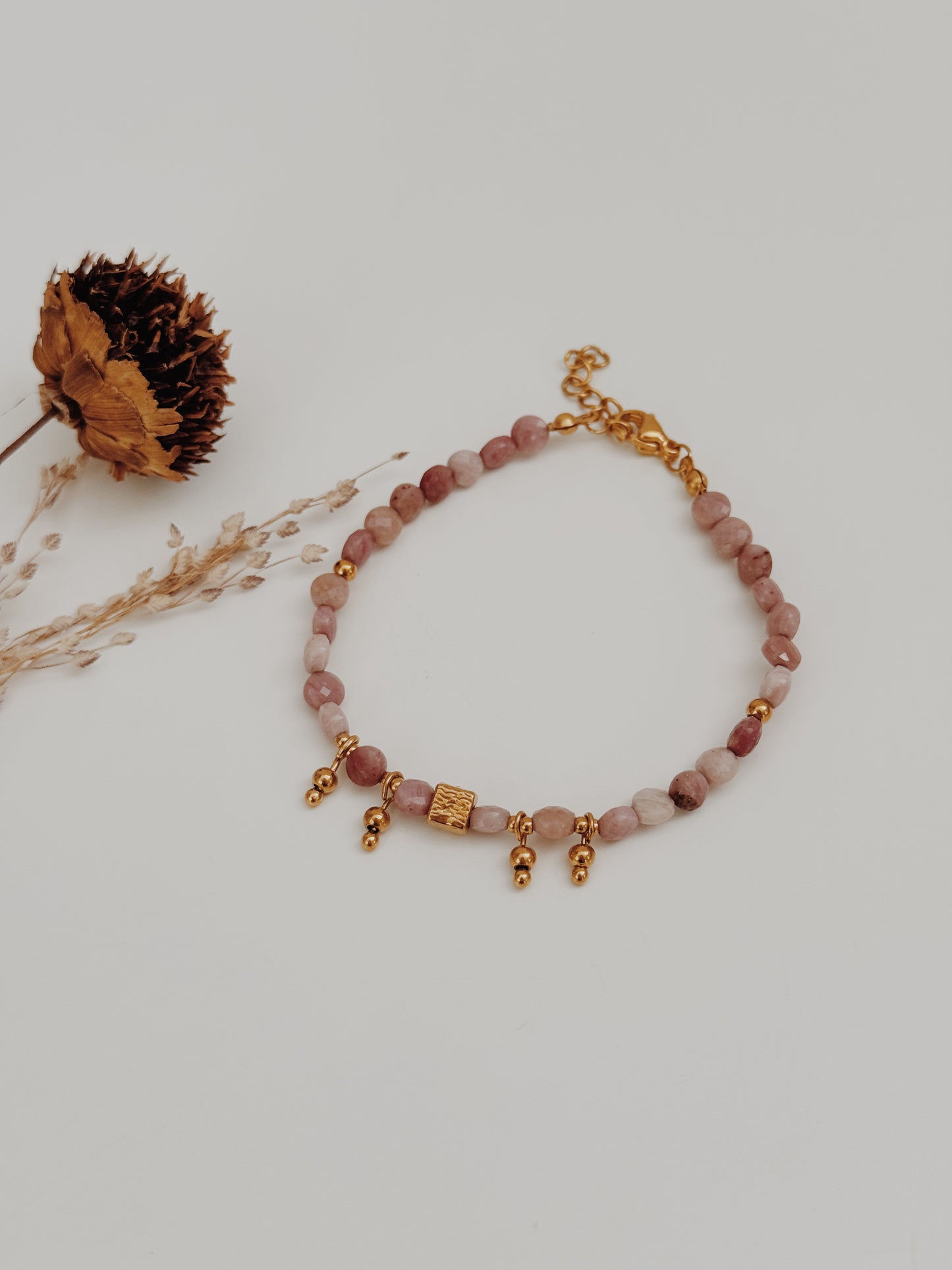Pulseira Alma Radiante - Rodonite