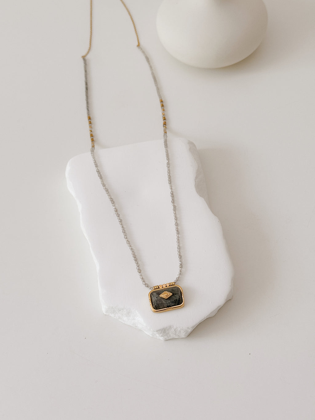 Colar Labradorite | longo