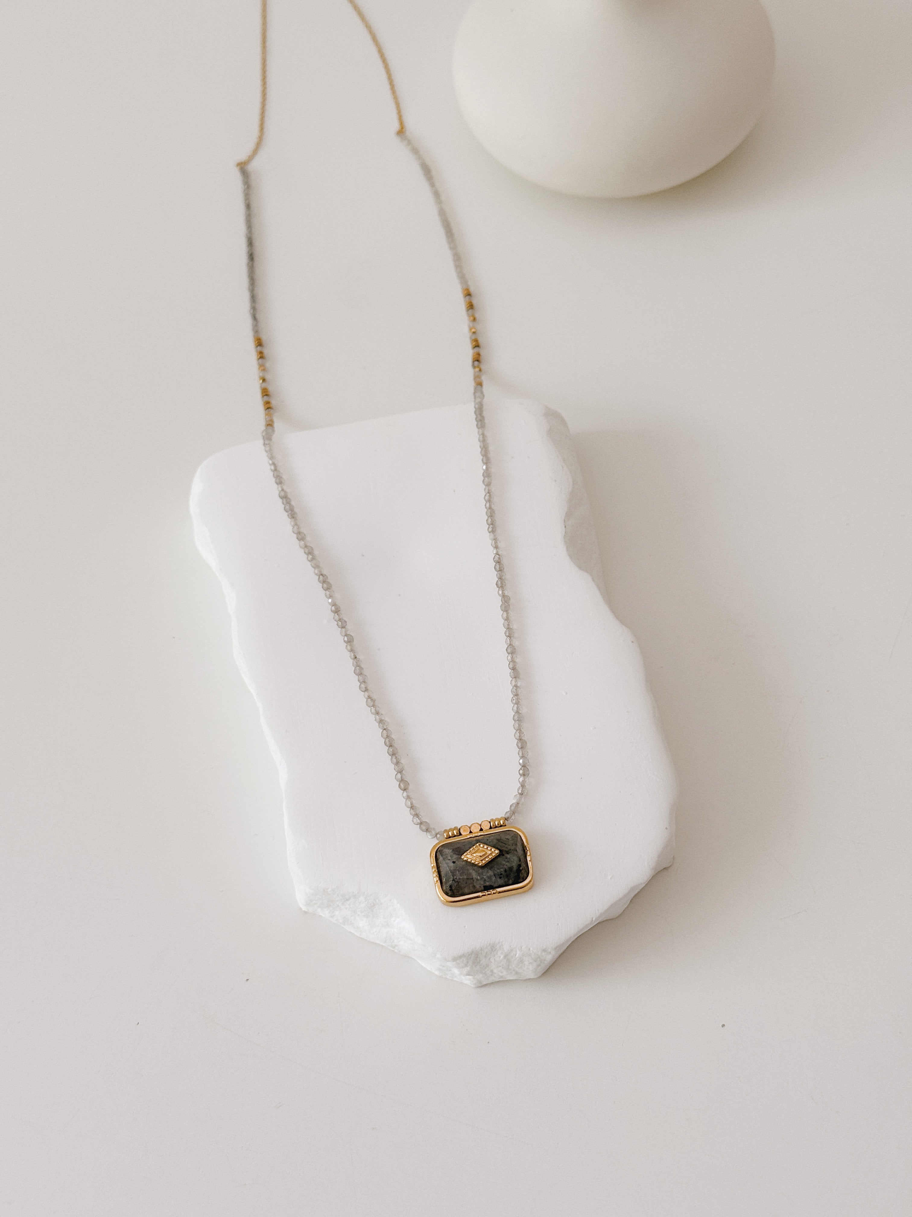 Colar Labradorite | longo