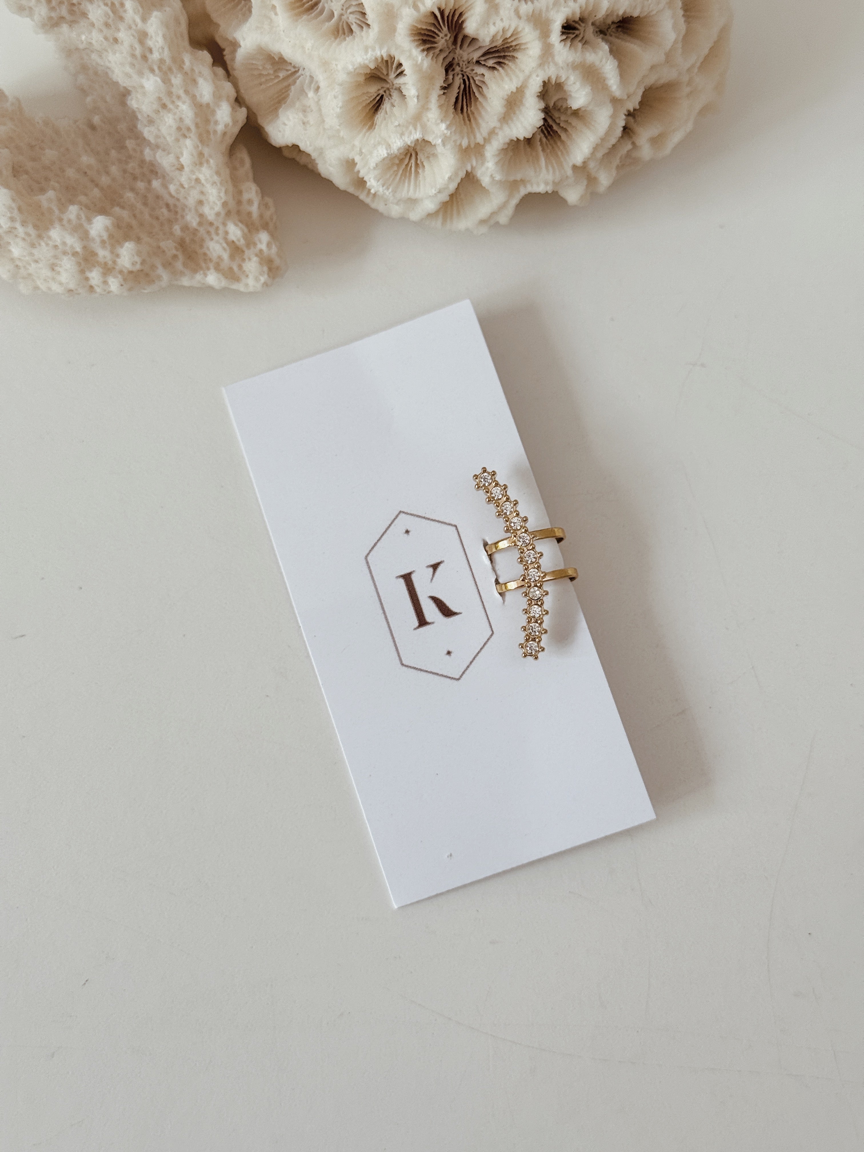 Earcuff zirconias | ajustável