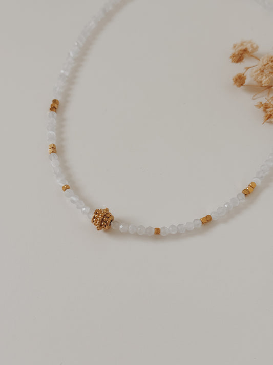 Colar Boheme Selenite