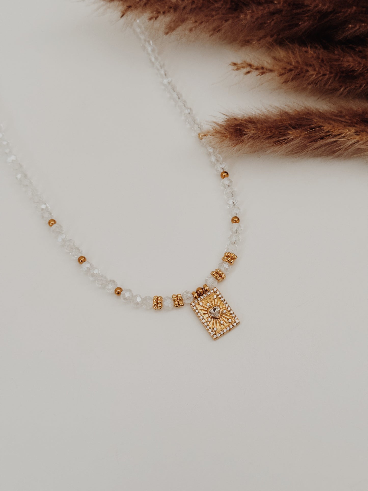 Colar Althea Quartzo Cristal