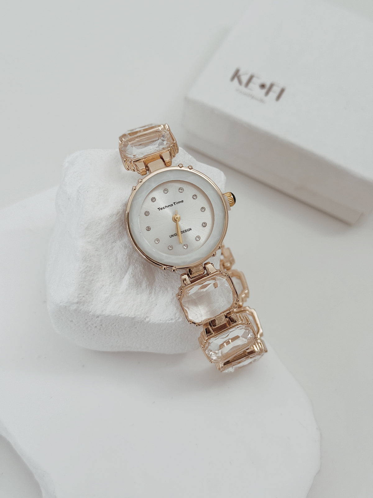 Relógio Crystal Luxe