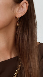 Argolas Boho | Olho de Tigre