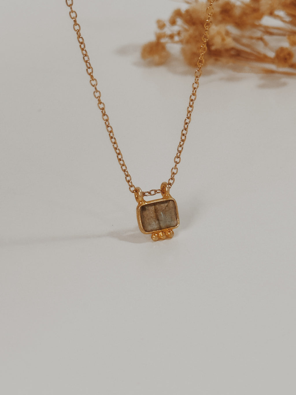 Colar Ana Labradorite