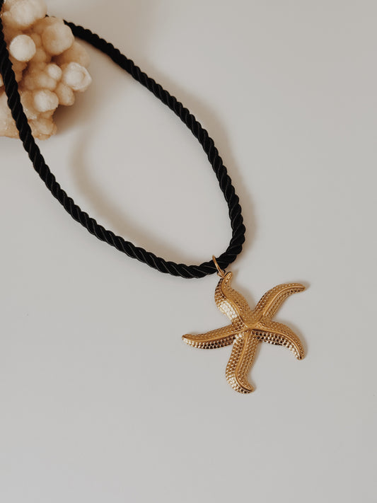 Colar cordão Estrela do mar