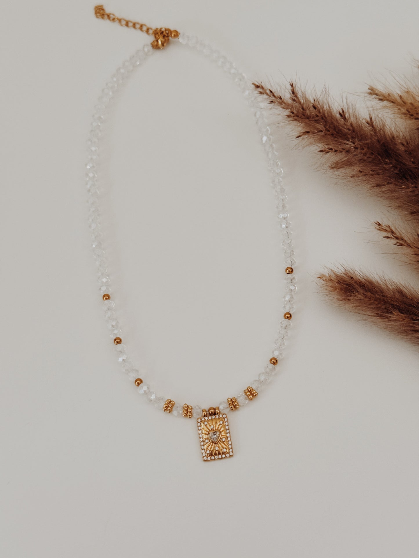 Colar Althea Quartzo Cristal