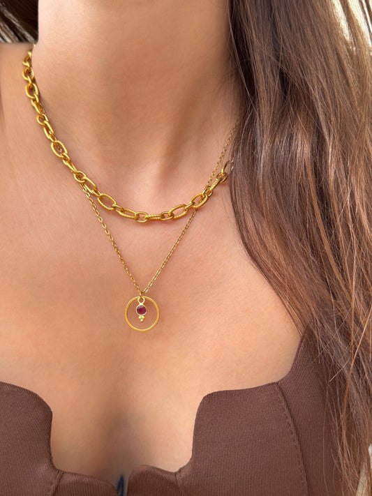 Colar Paixão ( Rubi )