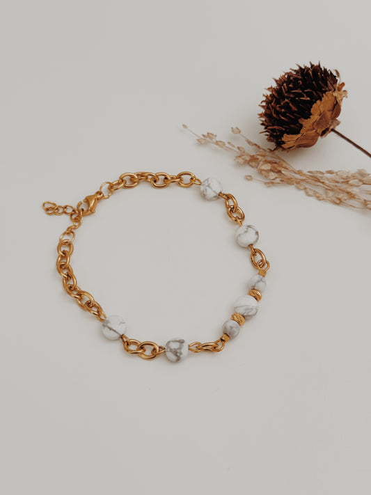 Pulseira Calantis Howlite