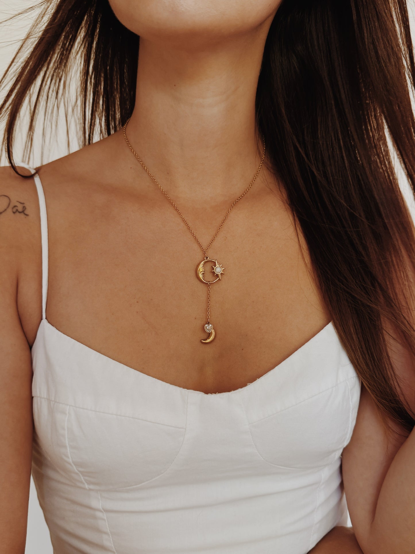Colar Soluna Selenite