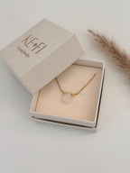 Colar gota Quartzo