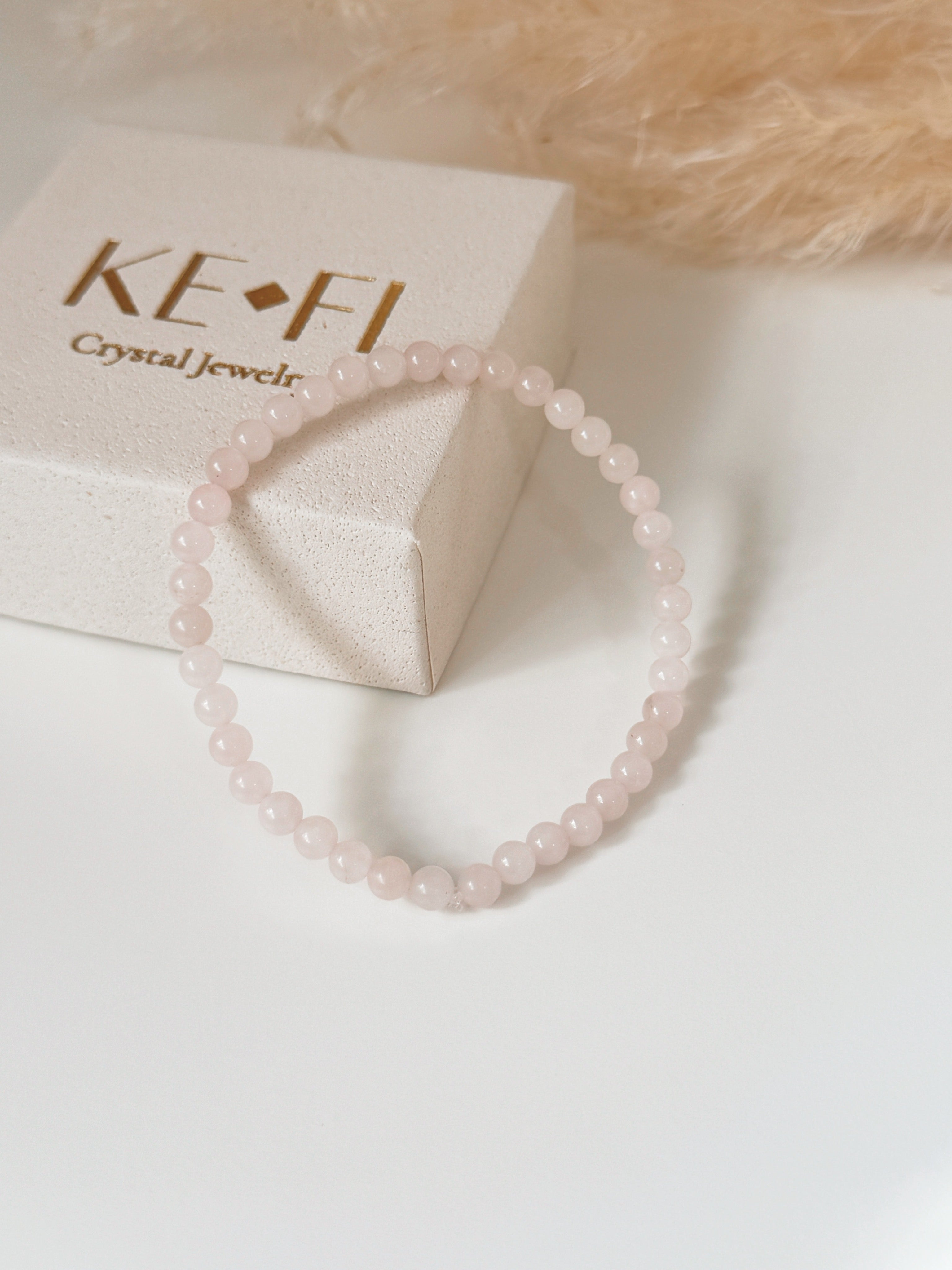 Pulseira Quartzo Rosa