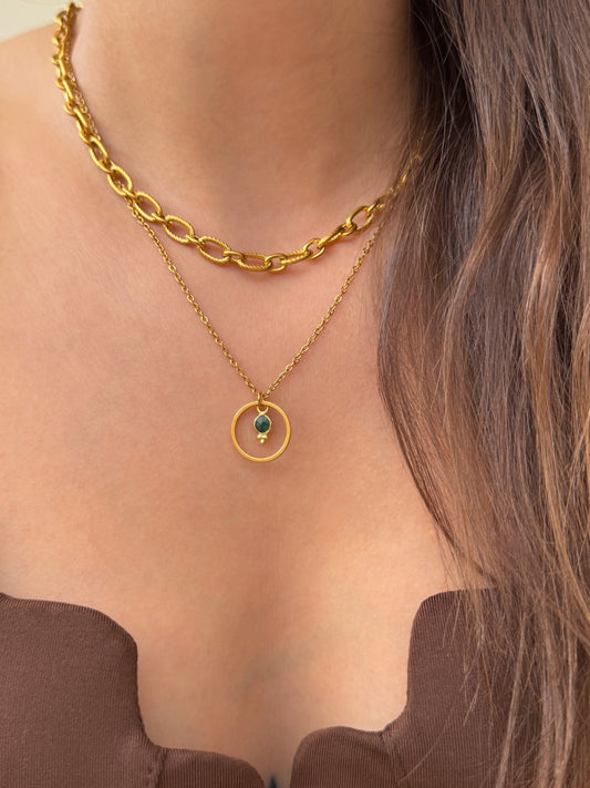 Colar Prosperar ( Esmeralda )